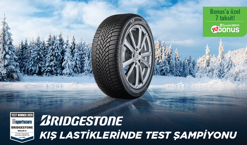 Bridgestone’dan Bonus’a özel peşin fiyatına 7 Taksit!